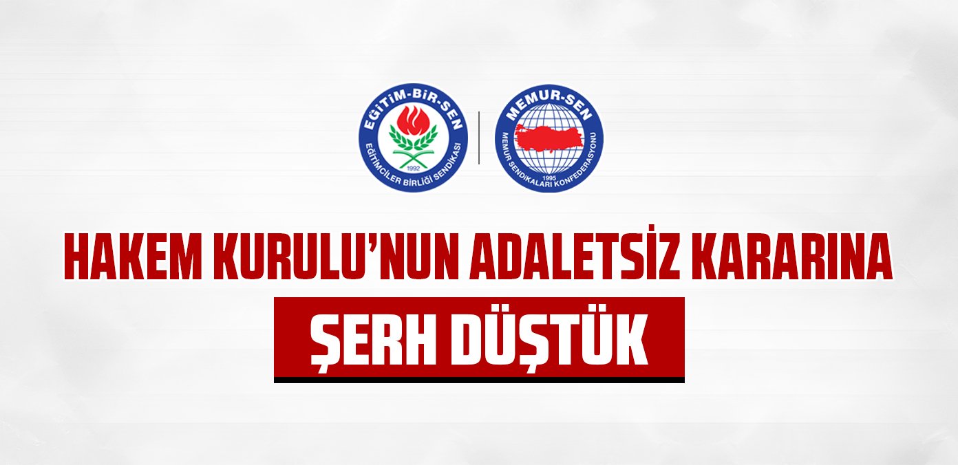 Eğitim-Birsen:Hakem Kurulu’nun adaletsiz kararına şerh düştük