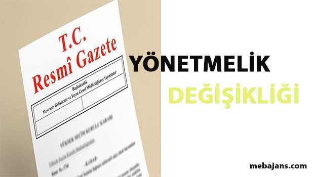 Okul Öncesi Eğitim ve İlköğretim Kurumları Yönetmeliğinde Değişiklik